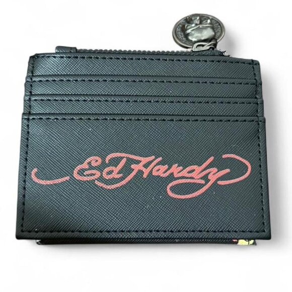 Ed Hardy Card Holder Wallet NWT - Picture 2 of 11